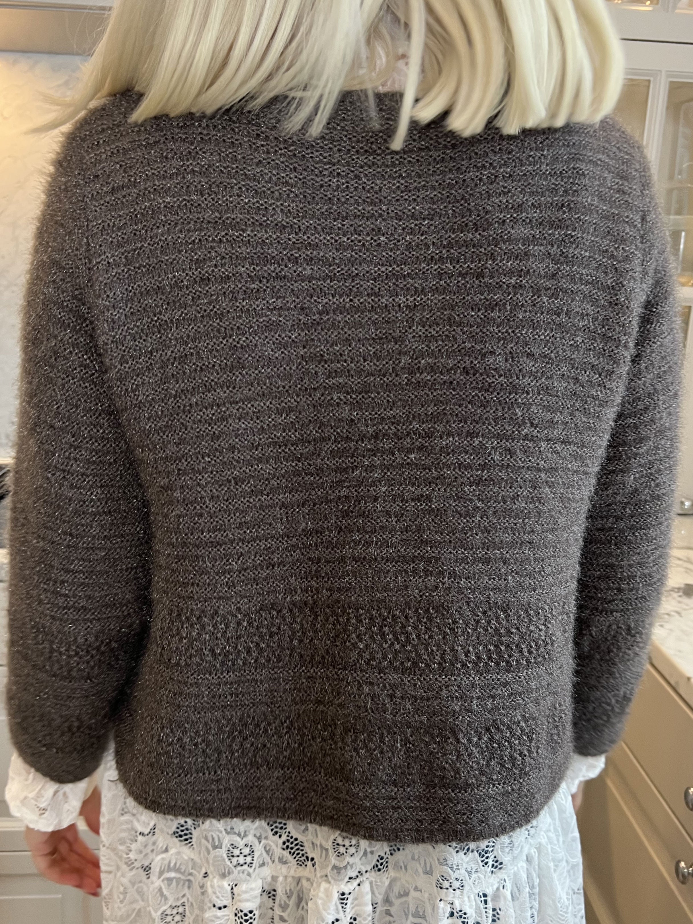 Melly - Blød cardigan med en knap